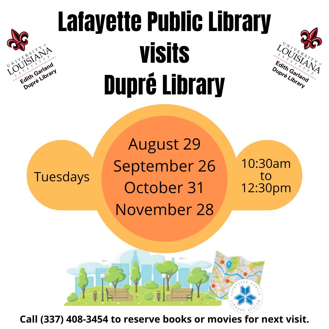 Lafayette Public Library at UL Lafayette - 2023 Fall