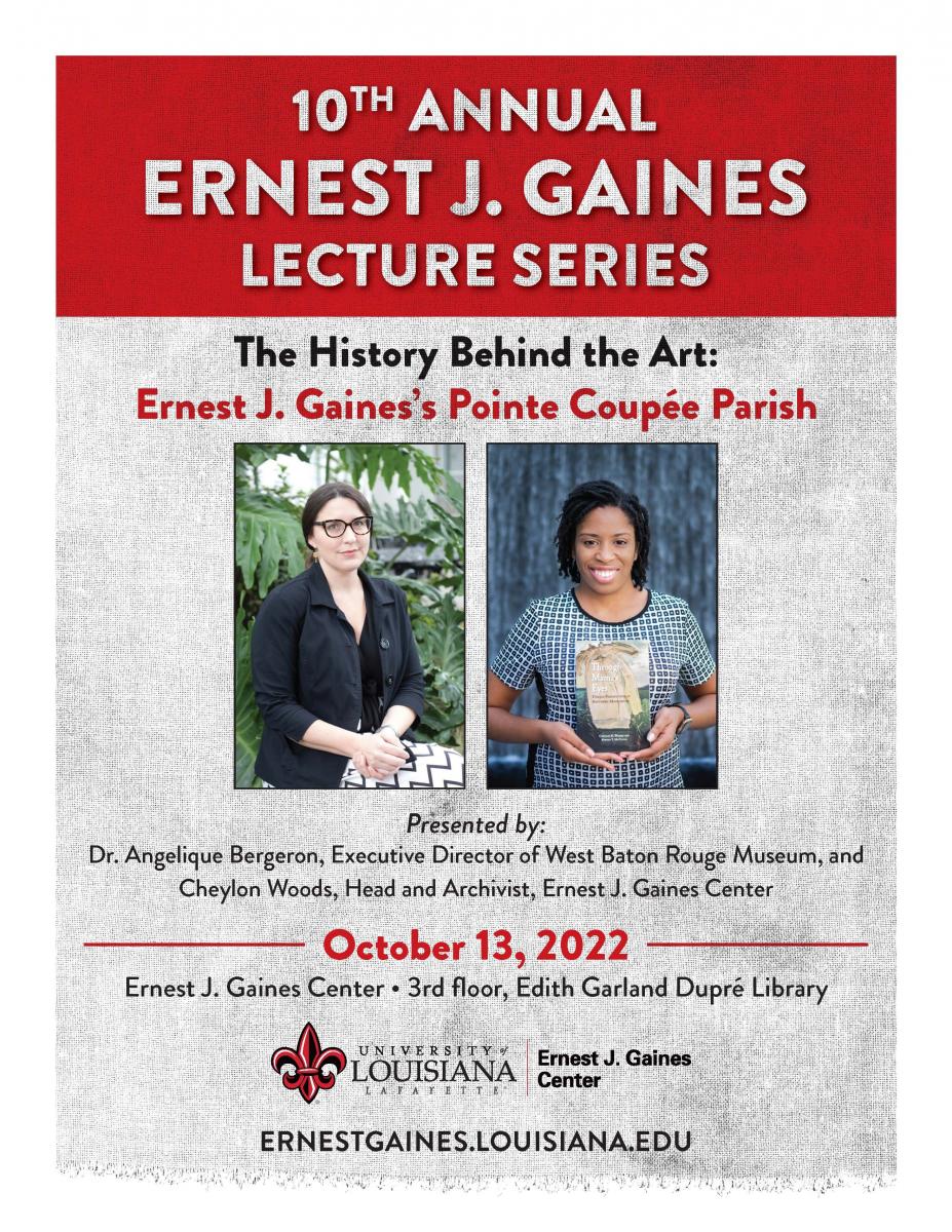 Flyer: Gaines Lecture Series - 2022 Fall