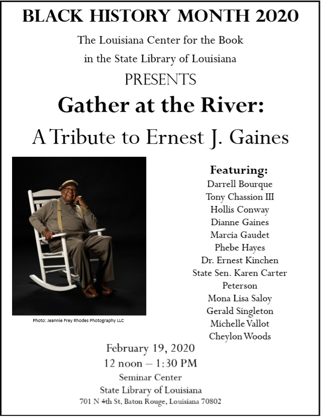 Flyer: Gaines Lecture Series - 2020 Spring