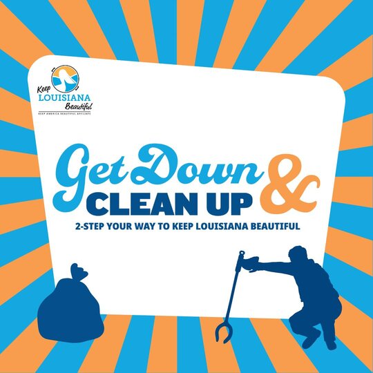 Get Down and Clean Up, part of Keep Louisiana Beautiful - 2024 Fall