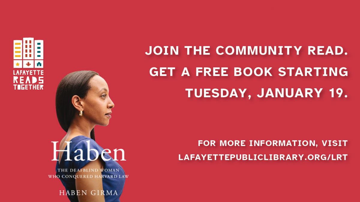Flyer: Lafayette Reads Together 2021