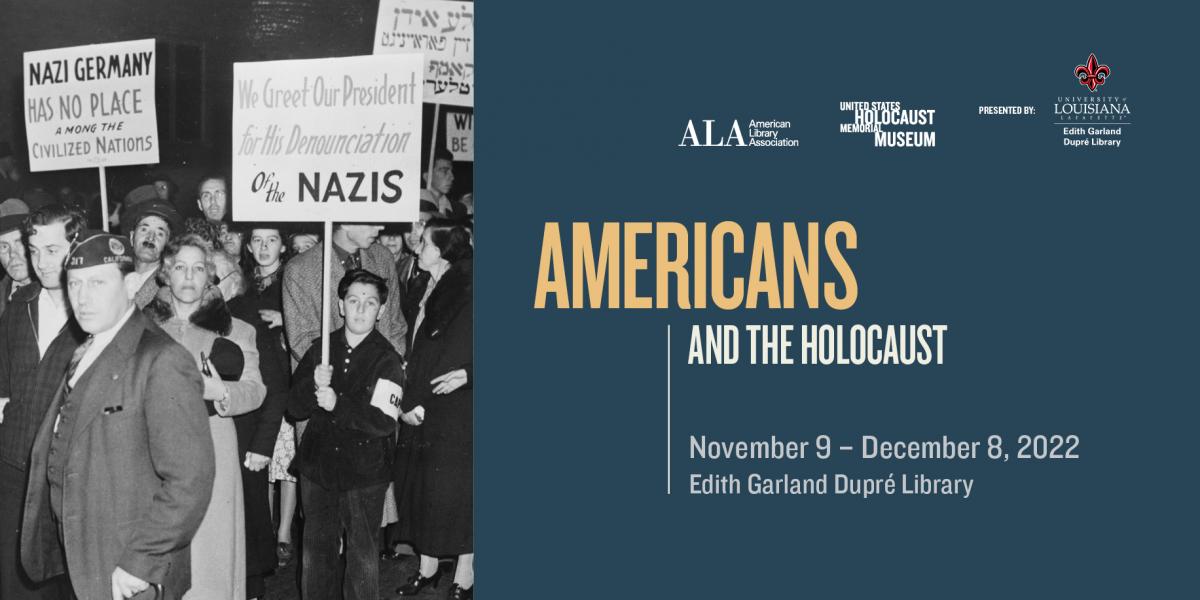 Flyer: Americans and the Holocaust Traveling Exhibition