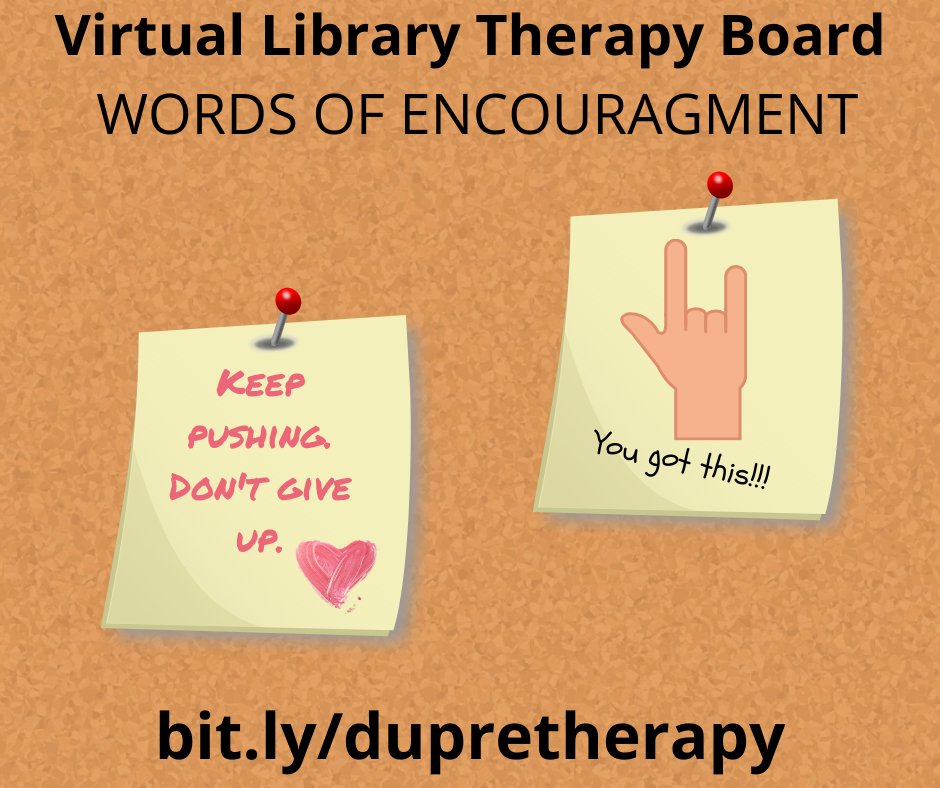 Library Therapy Wall: 2020 Fall