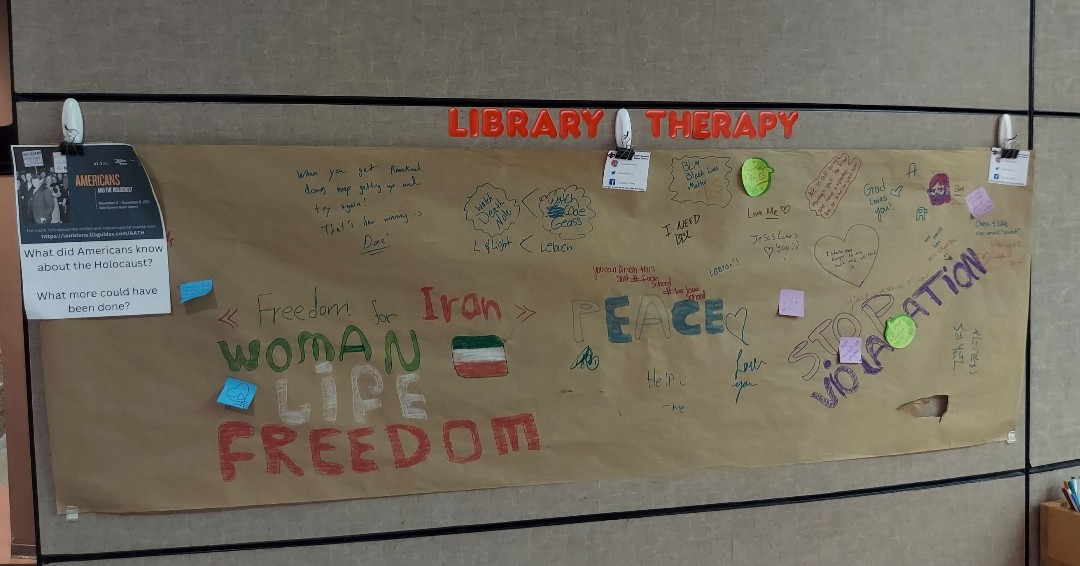 Library Therapy Wall: 2022 November - Americans and the Holocaust