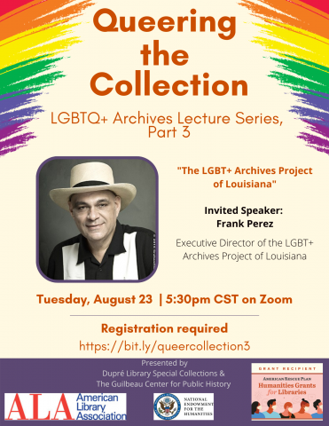 Flyer: Programs - Queering the Collection - Part 3 - 2022 Fall