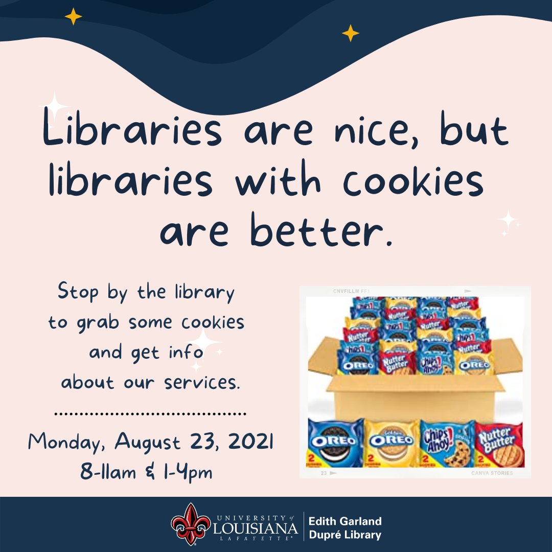 Flyer: Cookies & Services - 2021 Fall