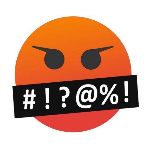 Angry Censored Emoji Face