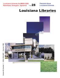 Louisiana Libraries - Louisiana Library Association (LLA)