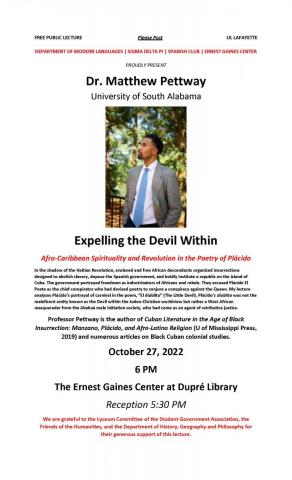 Book Talk with Dr. Matthey Pettway