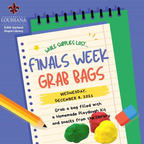 Finals Week Grab Bag Flyer