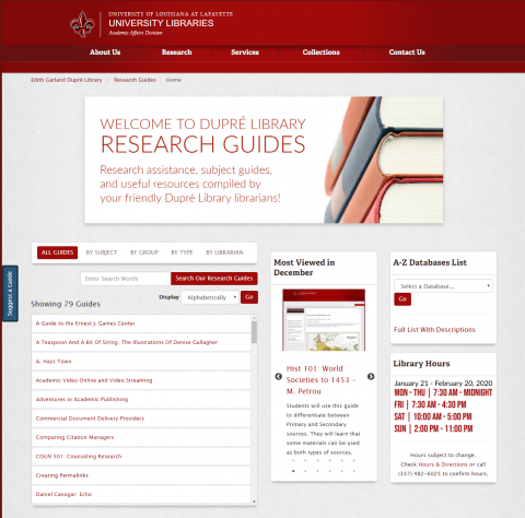 Library Seeks Feedback About Research Guides | University Libraries